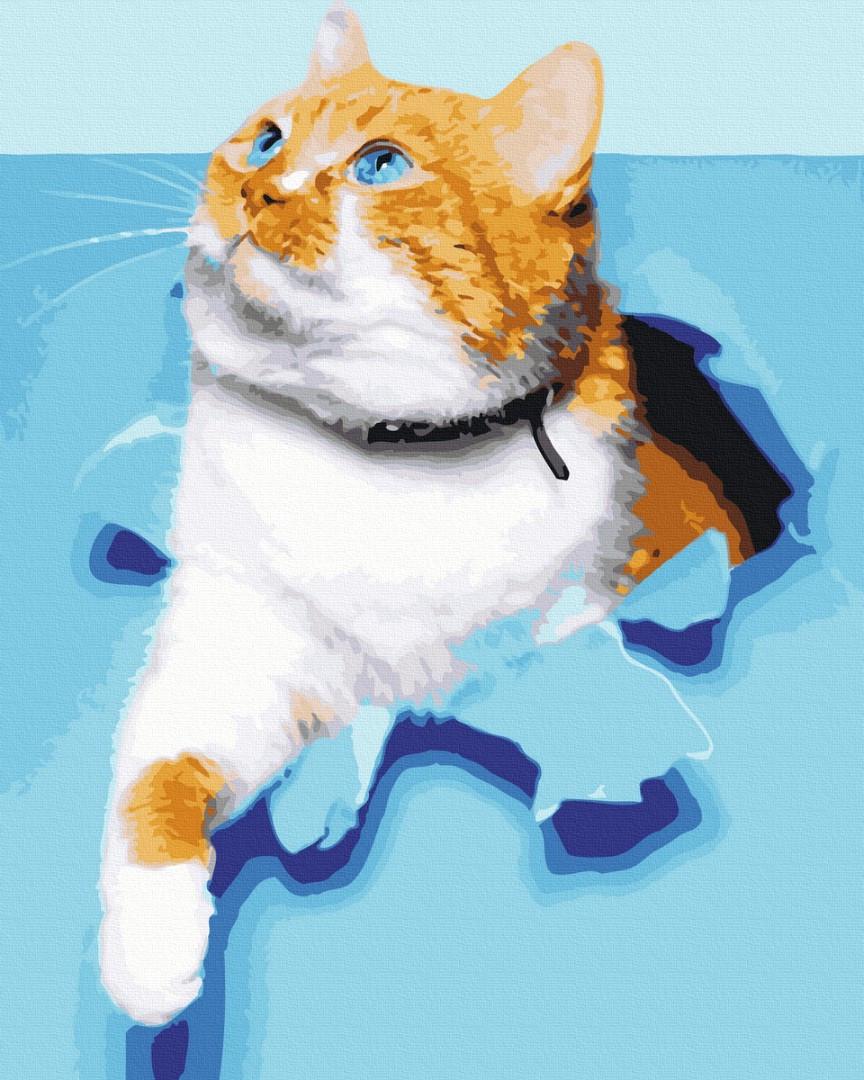 Картина по номерам Brushme Любимый котик 40х50 см (GX40038)