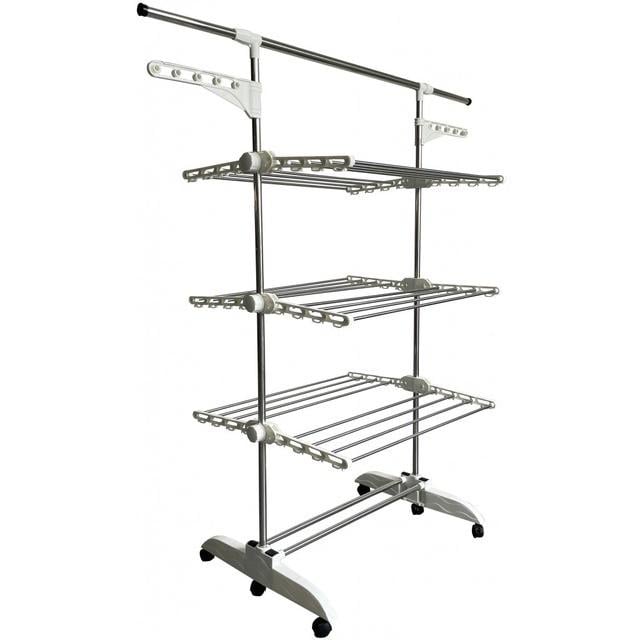 Сушилка-органайзер для одежды многоярусная Bonro B01S Белый (2670149005)