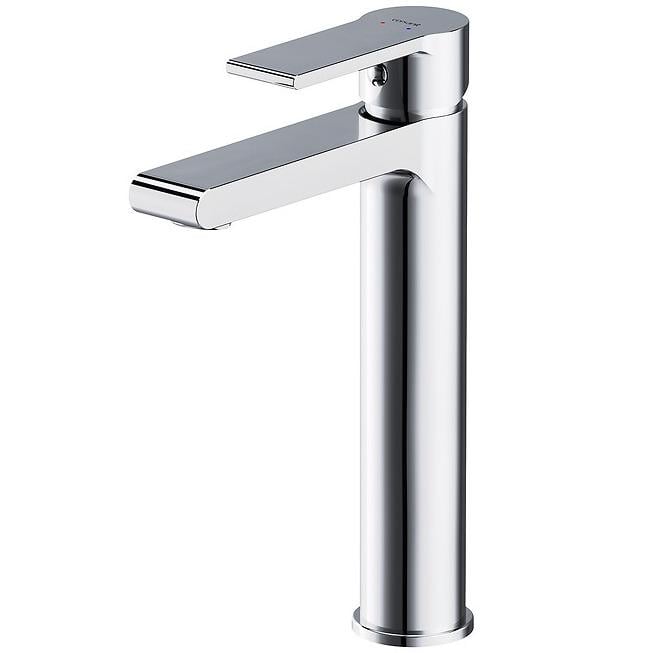 Смеситель для умывальника Cersanit Brasco S951-366 высокий однорычажный Хром (174740)