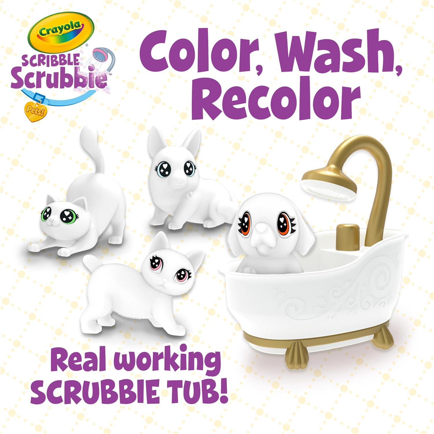 Набір для творчості Crayola Scribble Scrubbies Glam Pack 4 Pets! (74-7442) - фото 3 Набір для творчості Crayola Scribble Scrubbies Glam Pack 4 Pets! (74-7442) - фото 3
