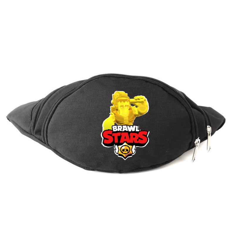 Поясная сумка-бананка Cappuchino toys Бравл Старс Фрэнк Золотой BS-Frenk Черный (1652391426)
