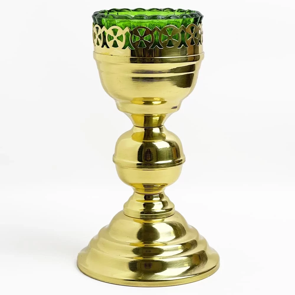 Лампада настольная большая со стаканом (12622-19216) - фото 1