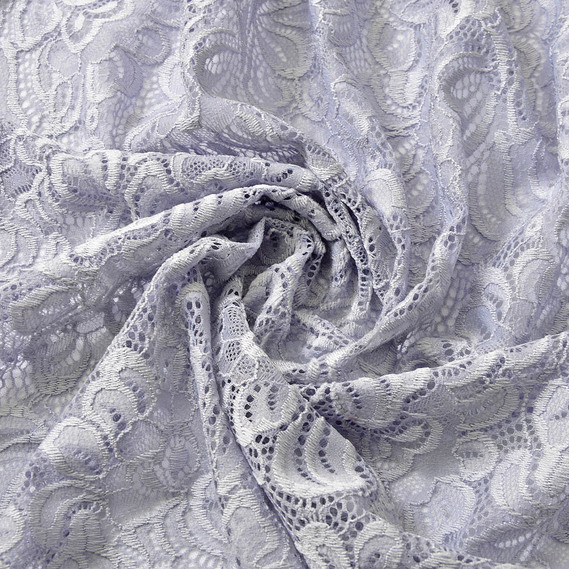 Ткань гипюр IDEIA Бьянка Цветок 1,45 м Серый (2200004112749)