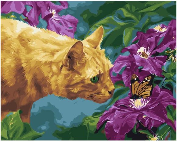 Картина по номерам Brushme Рыжее любопытство (GX22009)