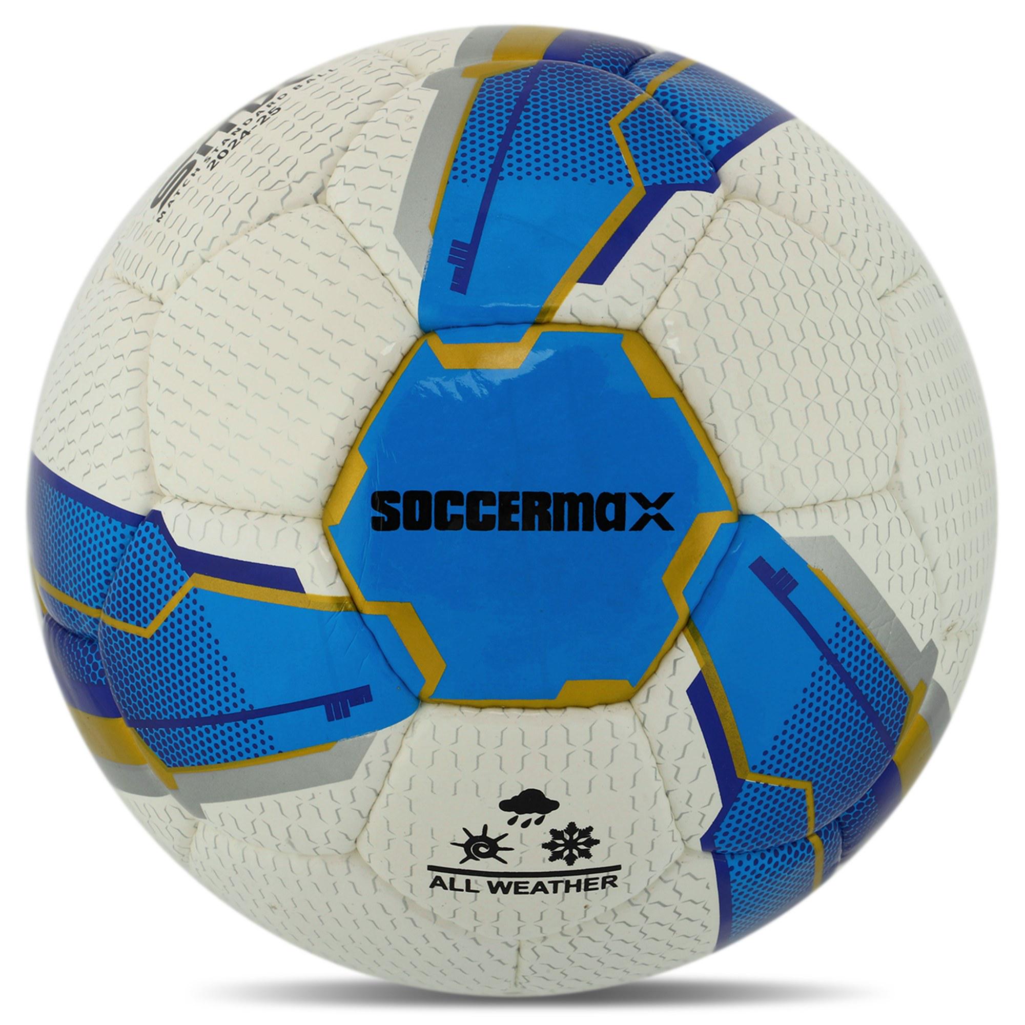Футбольный мяч SOCCERMAX FIFA FB-7995 №5 PU Белый/Синий