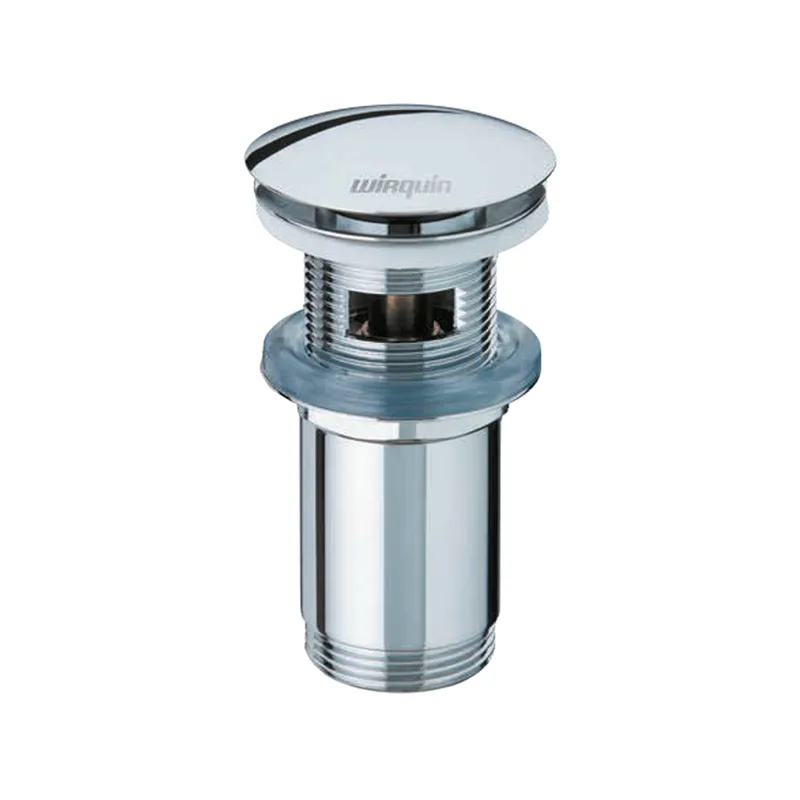 Клапан донний для раковини Wirquin Click-Clack з переливом 1-1/4" 100-119 мм (9545500) Клапан донний для раковини Wirquin Click-Clack з переливом 1-1/4" 100-119 мм (9545500)