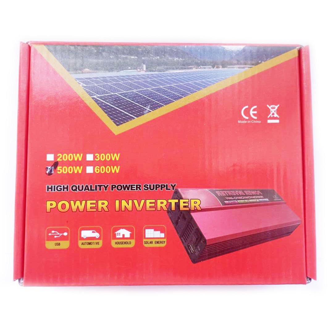 Инвертор для дома ATON Solar Power 500W 007 с 12V на 220V 1 розетка/ 1 USB - фото 4