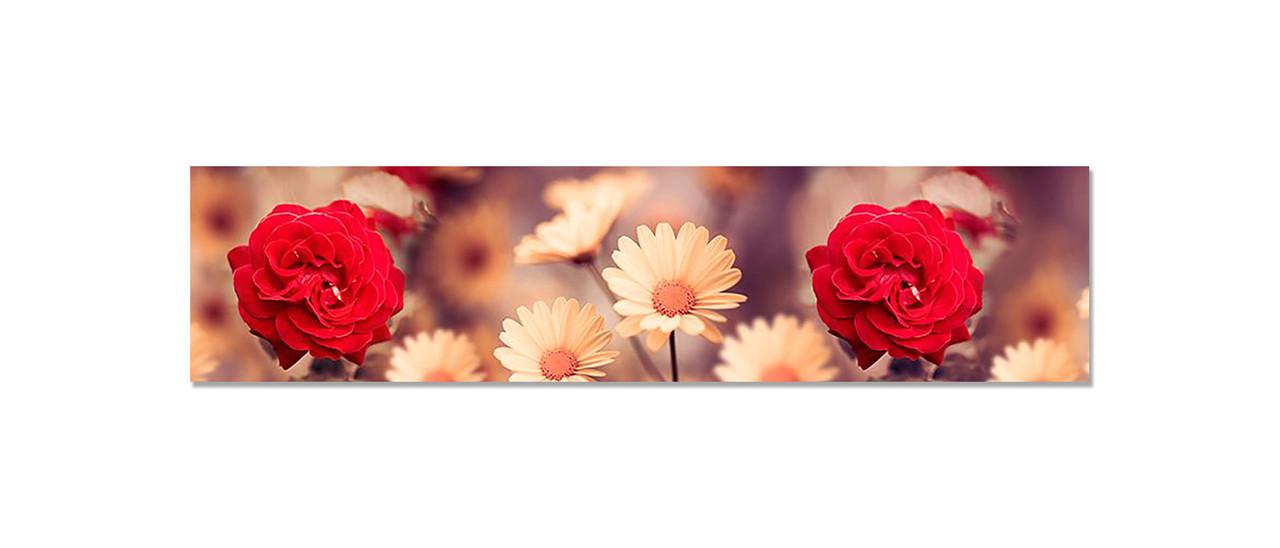 Наклейка виниловая на кухню Zatarga Цветы в фокусе 600х2500 мм (1274515416)