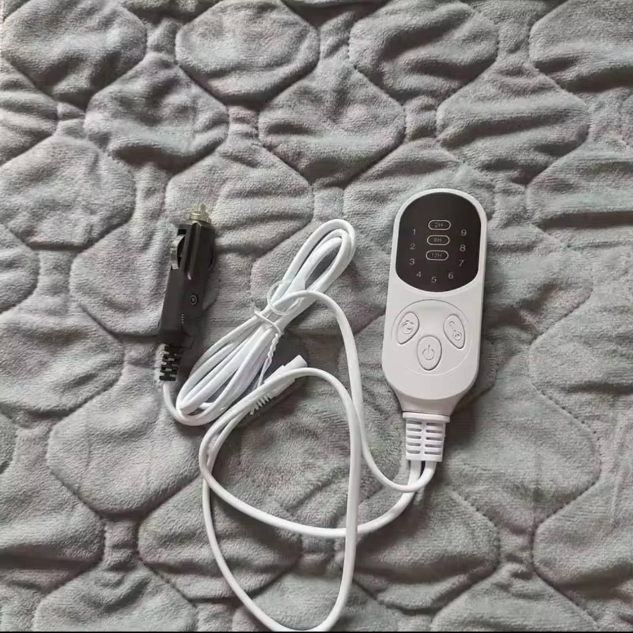 Електропростирадло 12V в машину від прикурювача 120х150 см Сірий (d0n-cnf-1uk) - фото 4 Електропростирадло 12V в машину від прикурювача 120х150 см Сірий (d0n-cnf-1uk) - фото 4