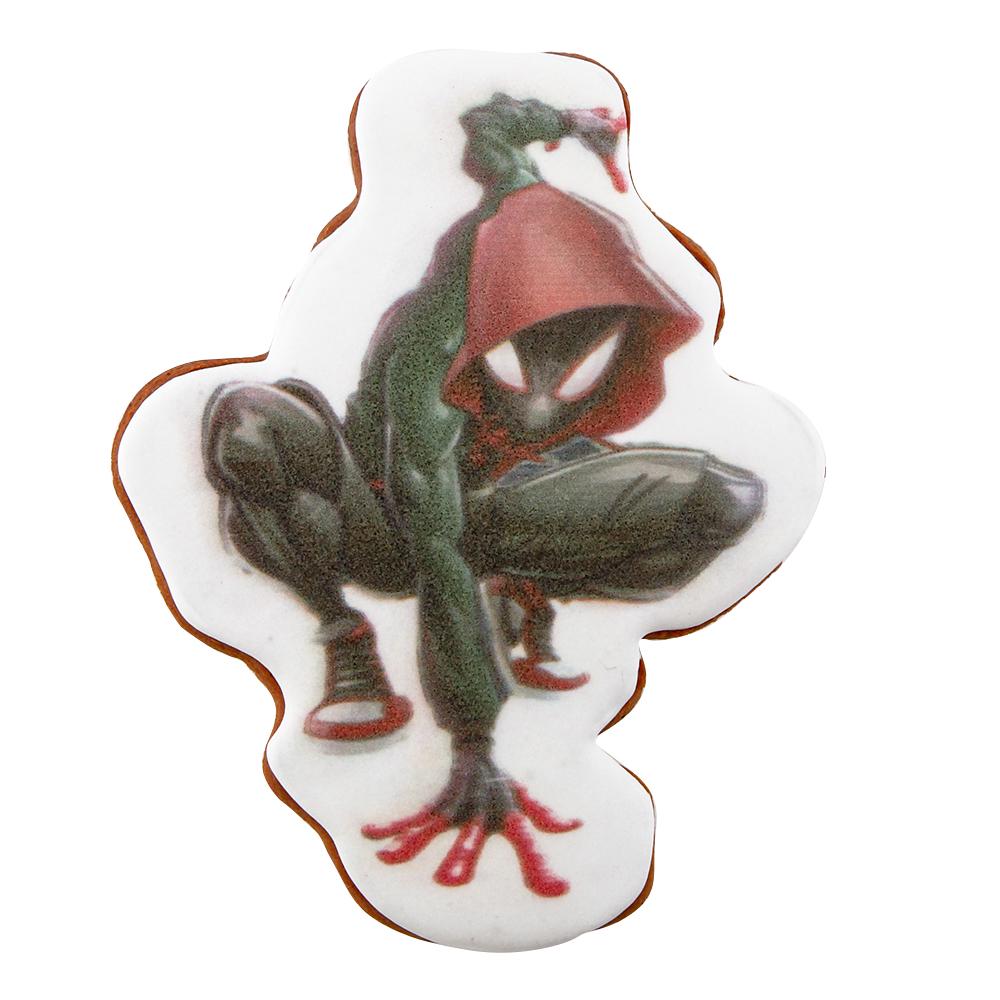 Пряник с принтом Крафт печиво Человек-паук Вокруг вселенной Майлз Моралес №1 45 г