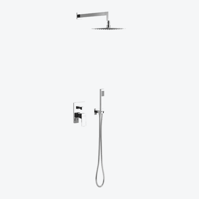 Комплект для ванны и душа Excellent Keria скрытого монтажа Хром Комплект для ванны и душа Excellent Keria скрытого монтажа Хром