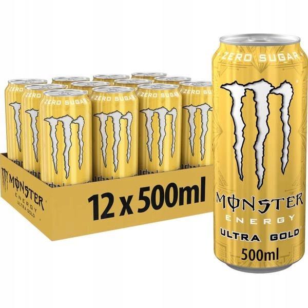 Энергетический напиток Monster Energy Ultra Gold 12x500 мл (1727448129)