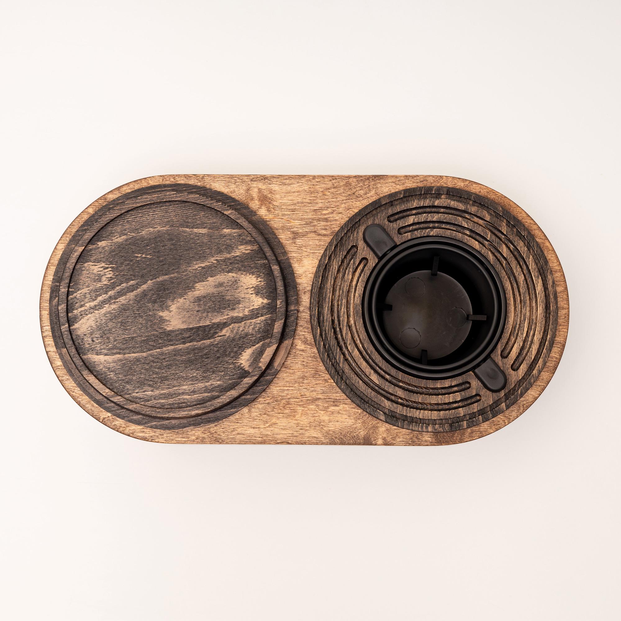 Підставка Spillno Oval з двосторонньою підставкою для чашки або тарілки (90004) - фото 7 Підставка Spillno Oval з двосторонньою підставкою для чашки або тарілки (90004) - фото 7