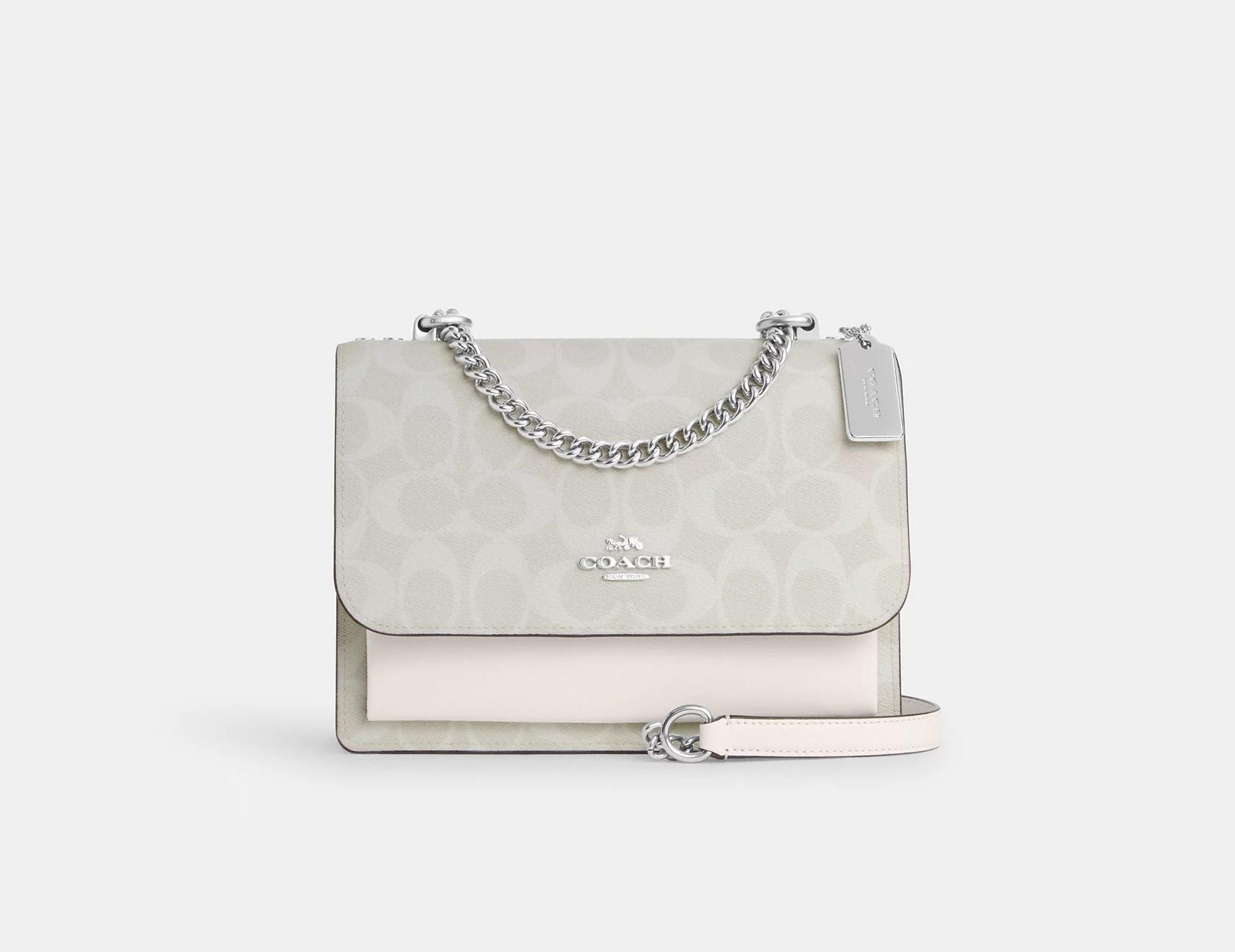 Жіноча сумка Coach Klare Silver Chalk Glacier White (CH-70464)