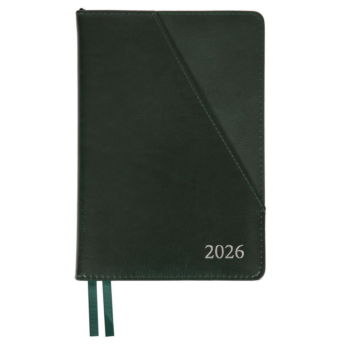 Щоденник датований 2026 Leo Planner Whisky A5 368 стор. Зелений (252669)