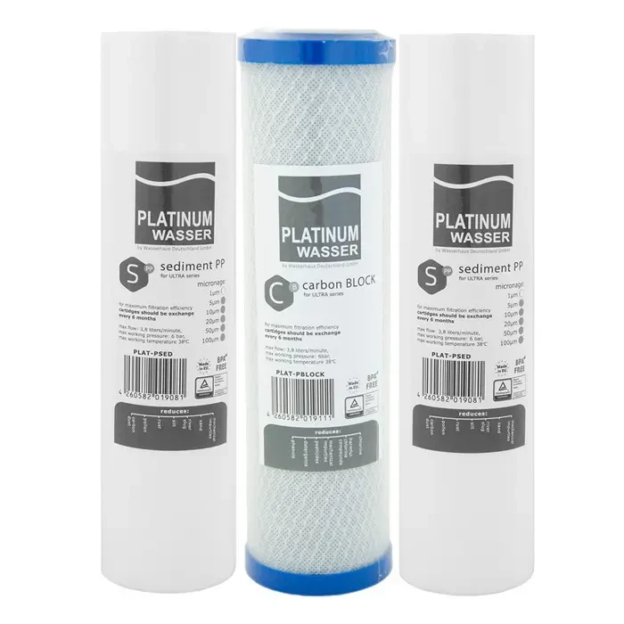 Комплект нижніх фільтрів Platinum Wasser осмос (2556236705) Комплект нижніх фільтрів Platinum Wasser осмос (2556236705)