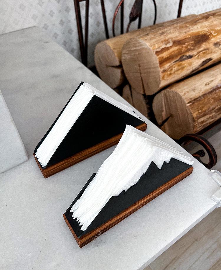 Салфетница NC Home Эверест L с деревянным основанием (110205) - фото 7 Салфетница NC Home Эверест L с деревянным основанием (110205) - фото 7