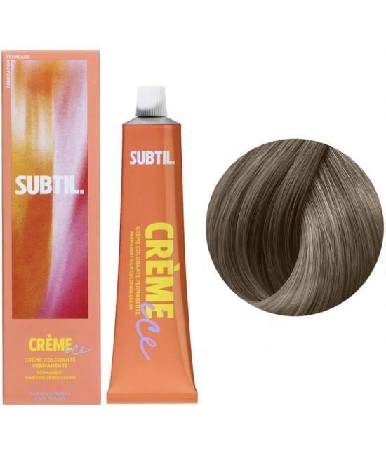Краска для волос устойчивая Subtil Creme Permanent Hair Color 9/1 Очень светлый блондин пепельный 60 мл