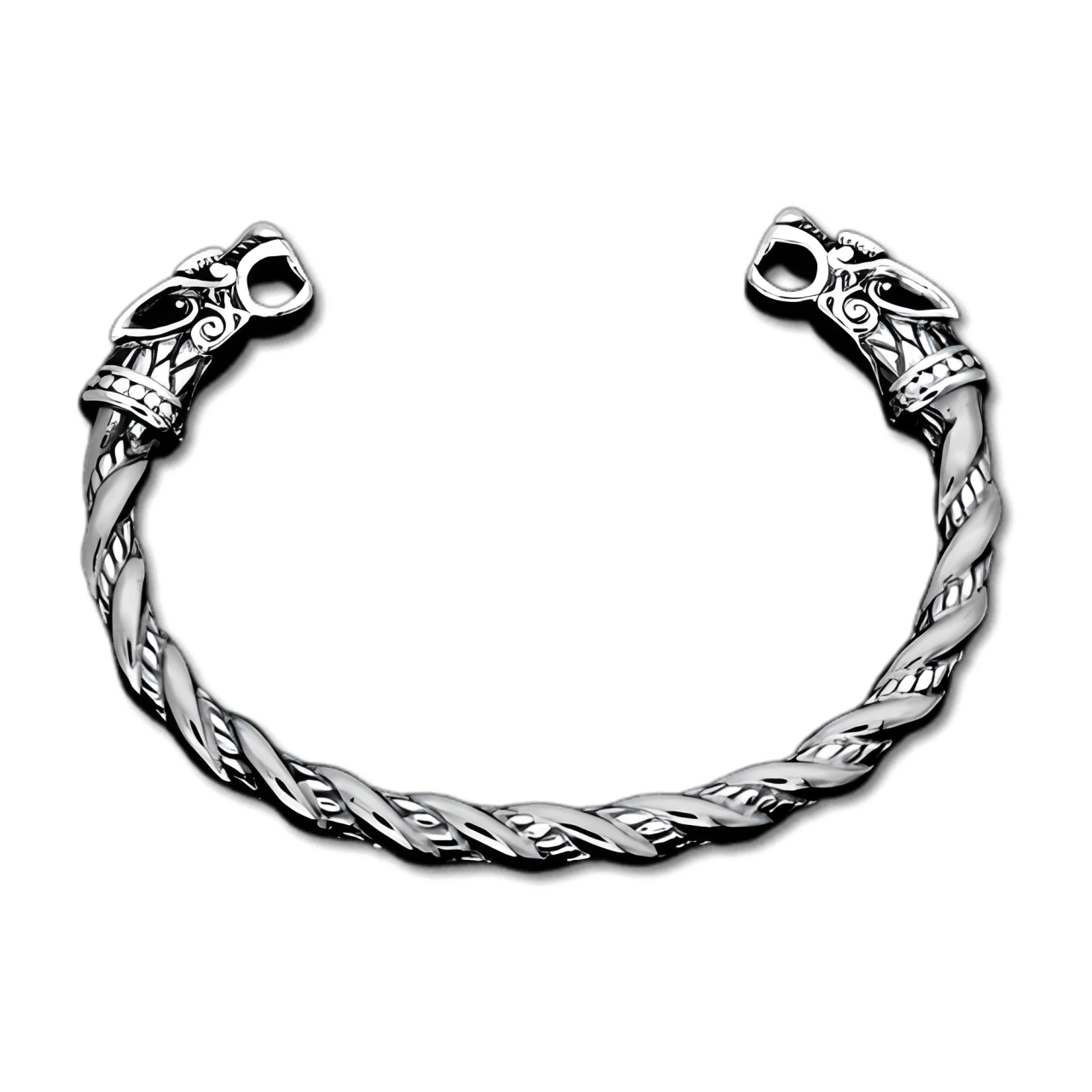 Браслет на руку Дух Севера унисекс NortLef 18-25 см Серебристый (2961)