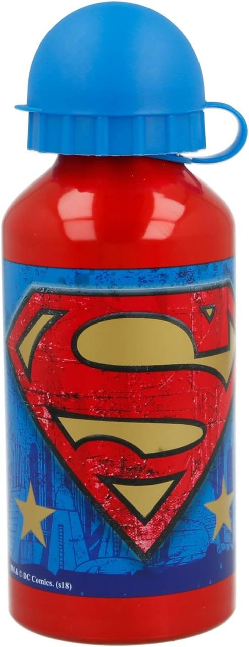Бутылочка алюминиевая STOR Superman 400 мл (85634)