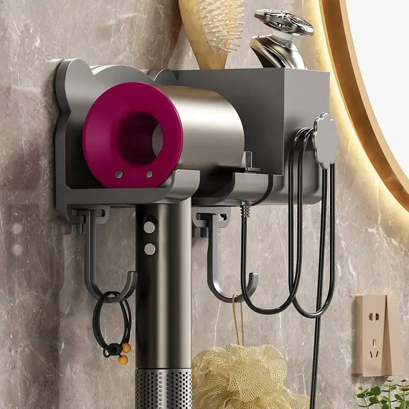 Настенный держатель-органайзер для фена в ванной комнате (8bfebd23) - фото 2 Настенный держатель-органайзер для фена в ванной комнате (8bfebd23) - фото 2