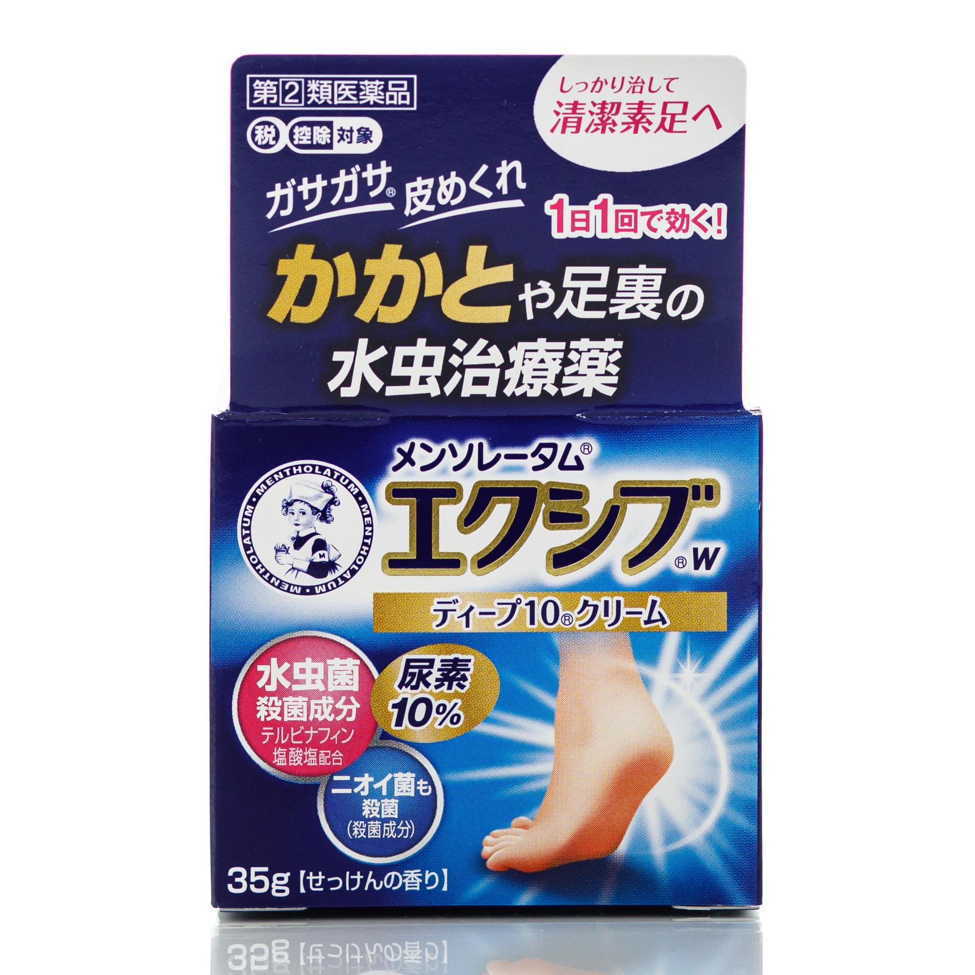 Крем для ніг із протигрибковим ефектом ROHTO Mentholatum 35 гр Крем для ніг із протигрибковим ефектом ROHTO Mentholatum 35 гр