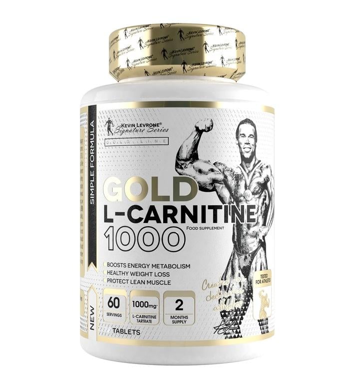 Жиросжигатель для спорта Kevin Levrone Gold L-Carnitine Tartrate 1000 mg 100 Tabs - фото 1