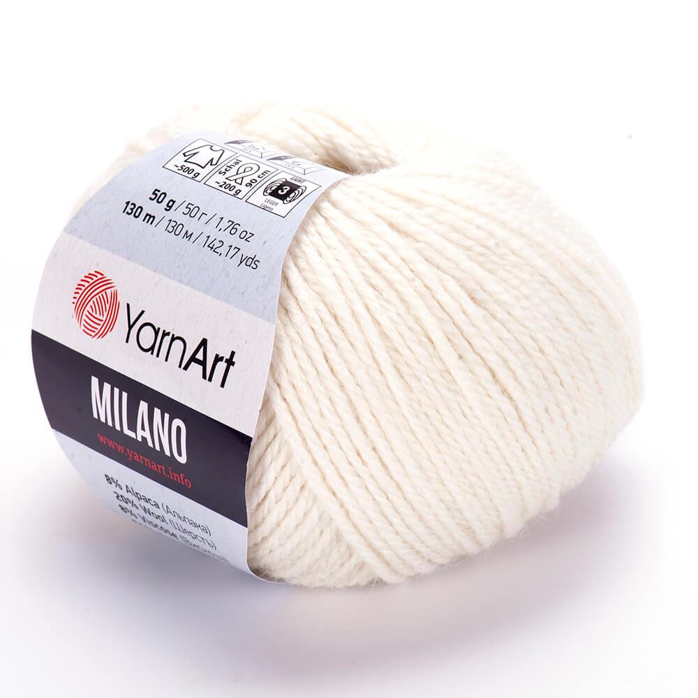 Пряжа YarnArt Milano 852 Экрю (6139)