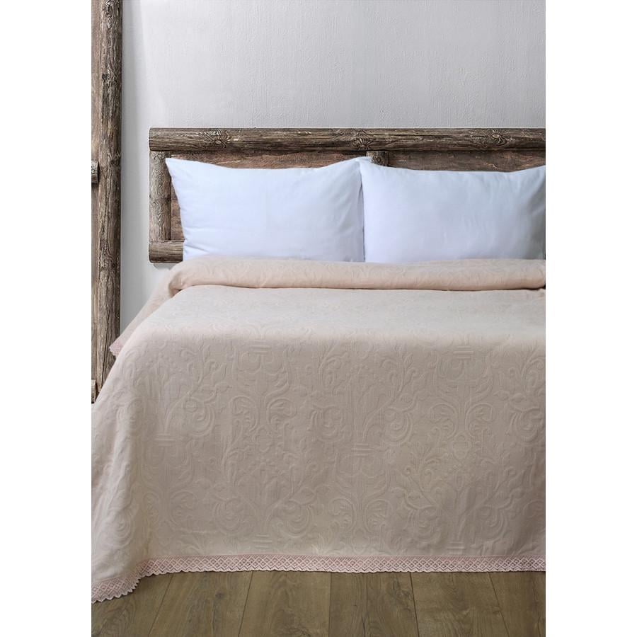 Покрывало Lotus Impress жаккард Monro 220x240 см Пудра (3929310)