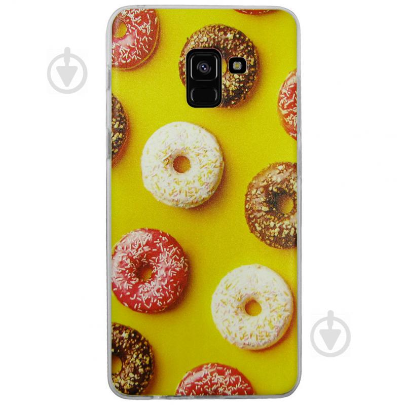 Чехол с рисунком Printed Silicone для Samsung A730 Galaxy A8+ 2018 Пончики (arbc3139)