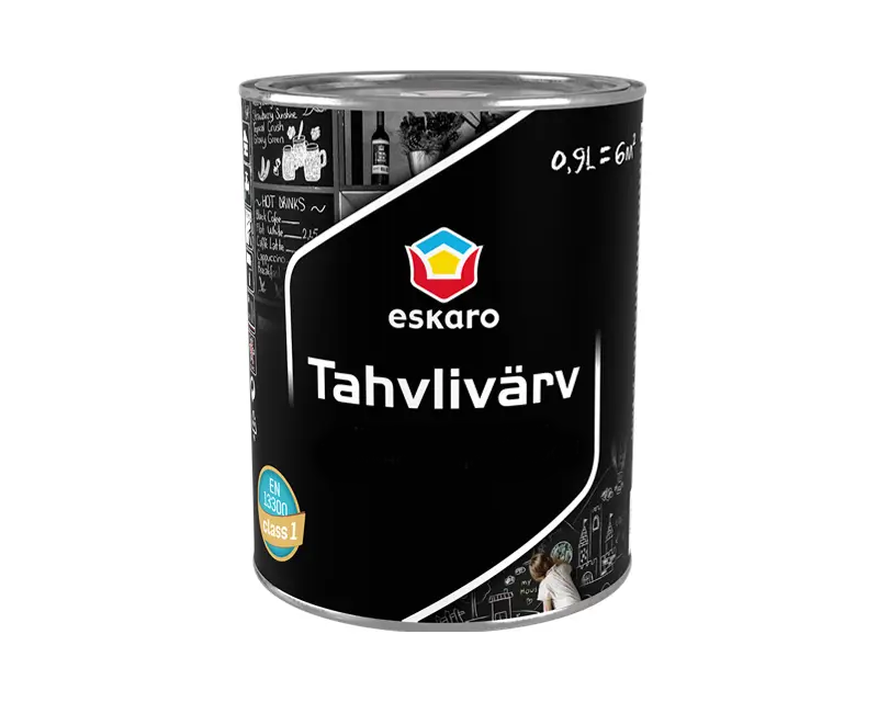 Емаль акрилова для шкільних дошок Eskaro TAHVLIVARV 1 л Чорний (2575003774)