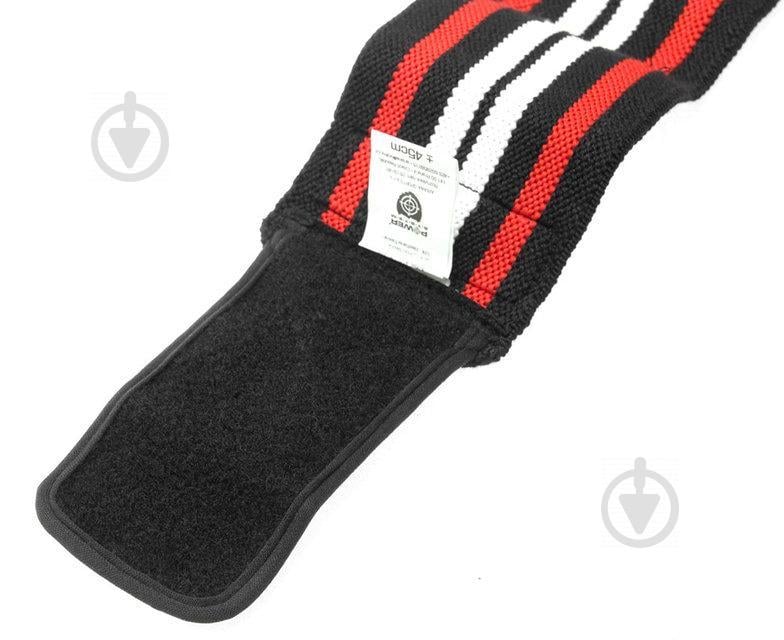 Кистові бинти Power System Wrist Wraps PS-3500 Black-Red - фото 2