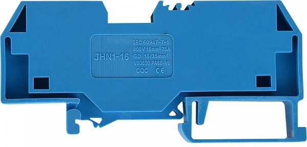 Клемма пружинная наборная АСКО-Укрем JHN1-16 76А 16 мм2 х 94,5х12х44,8 мм Синий (A0130010065)