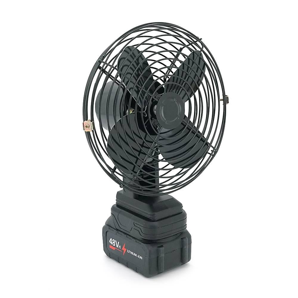 Вентилятор 6" YT46888 з Li-Ion акумулятором 48V Box 185х185 мм 1,0 кг Black