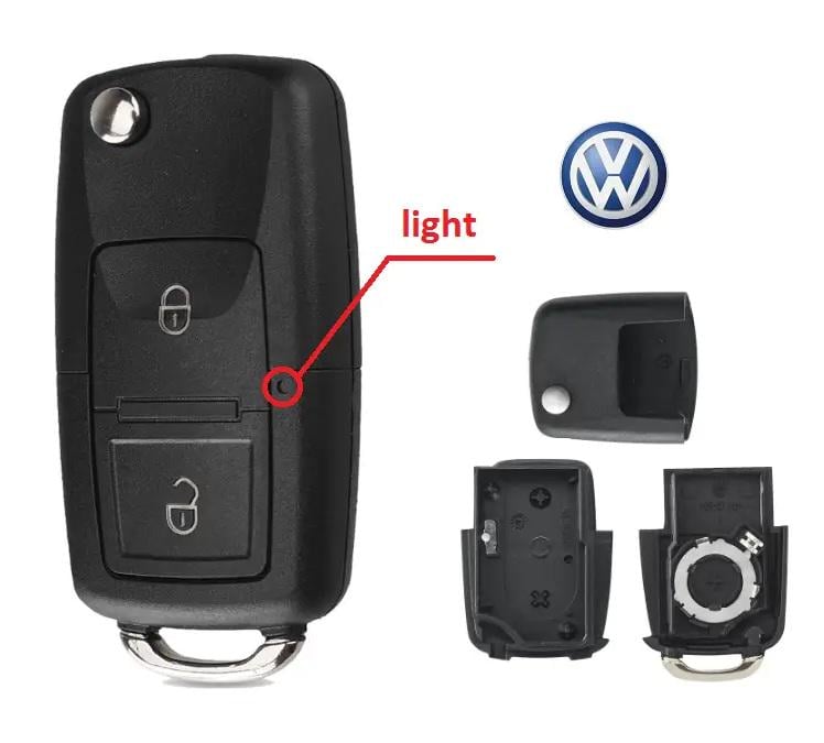 Корпус викидного автоключа для Volkswagen KS01 - фото 2 Корпус викидного автоключа для Volkswagen KS01 - фото 2