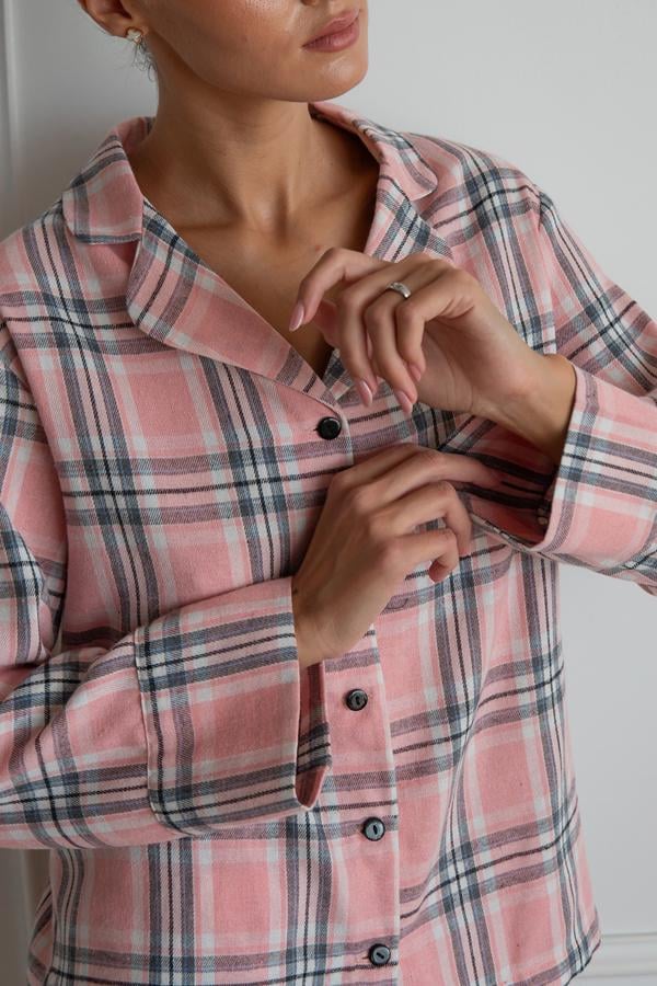 Піжамний костюм Zephyr з брюками фланелевий XL/XXL (29517760) - фото 4