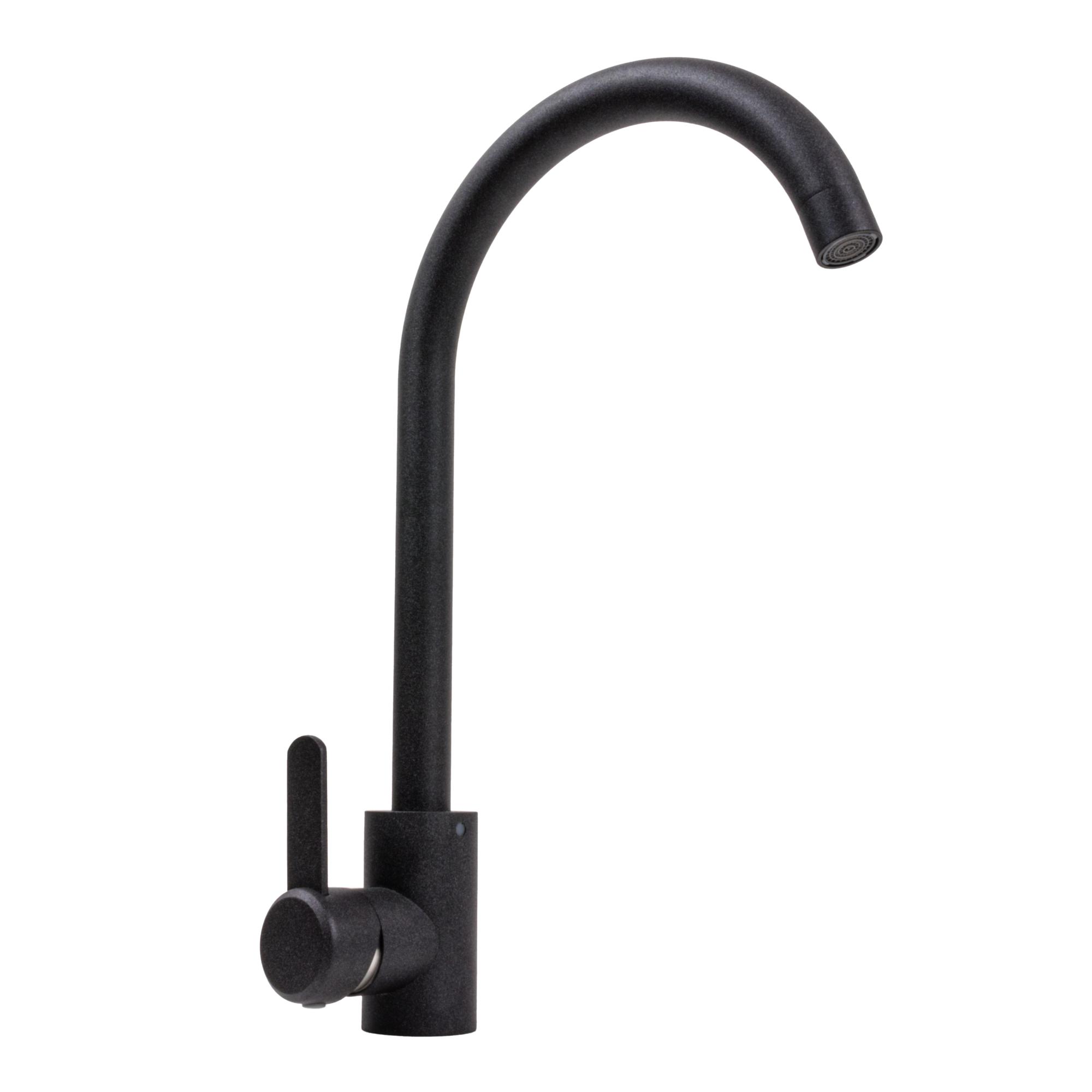 Смеситель кухонный Platinum 7990 NEST Карбон (000041079)