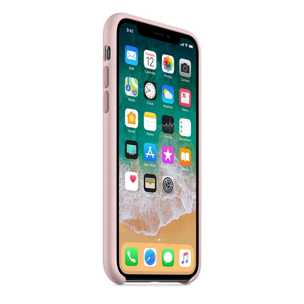Чехол-накладка Apple Silicone Case for iPhone X, Pink Sand (MQT62) Оригинал