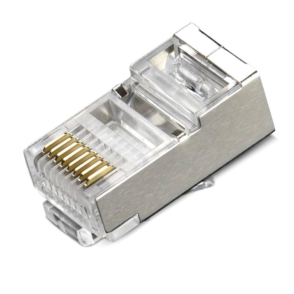 Конектор Ritar RJ-45 8P8C FTP Cat-6 екранований Q100 100 шт. (33602)