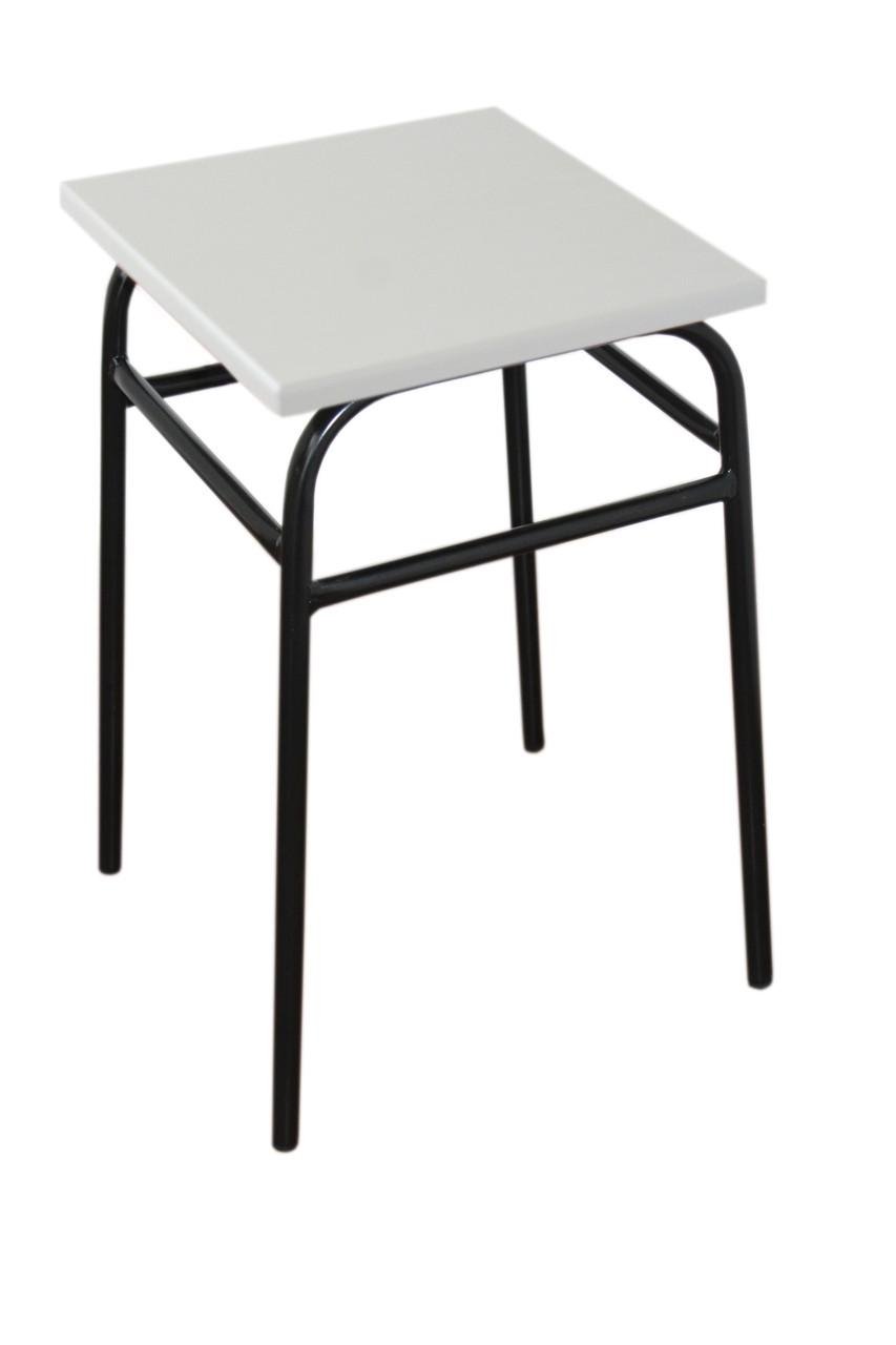Табурет кухонный Классик Черный/Белый (10878510) - фото 1 Табурет кухонный Классик Черный/Белый (10878510) - фото 1