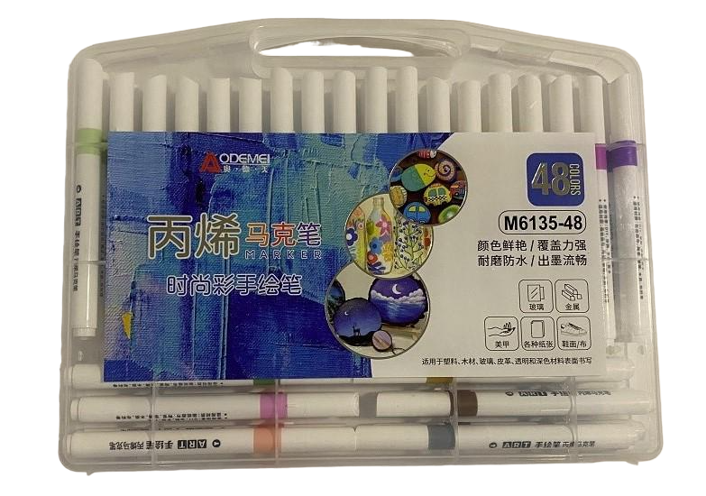 Набор акриловых скетчмаркеров Art MG135-48 Aodemei 48 шт. (131784)