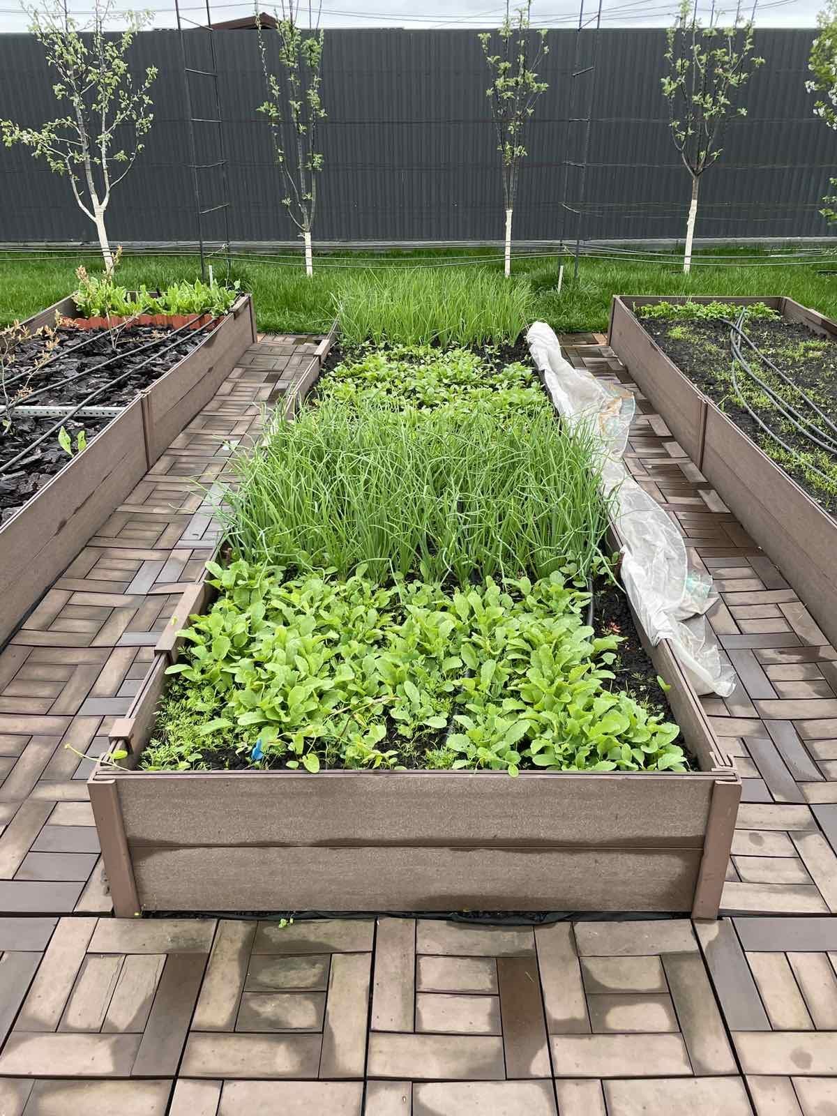 Грядка теплая высокая с ДПК 3D фактура 300х750х2225 мм Коричневый (10258082) - фото 5