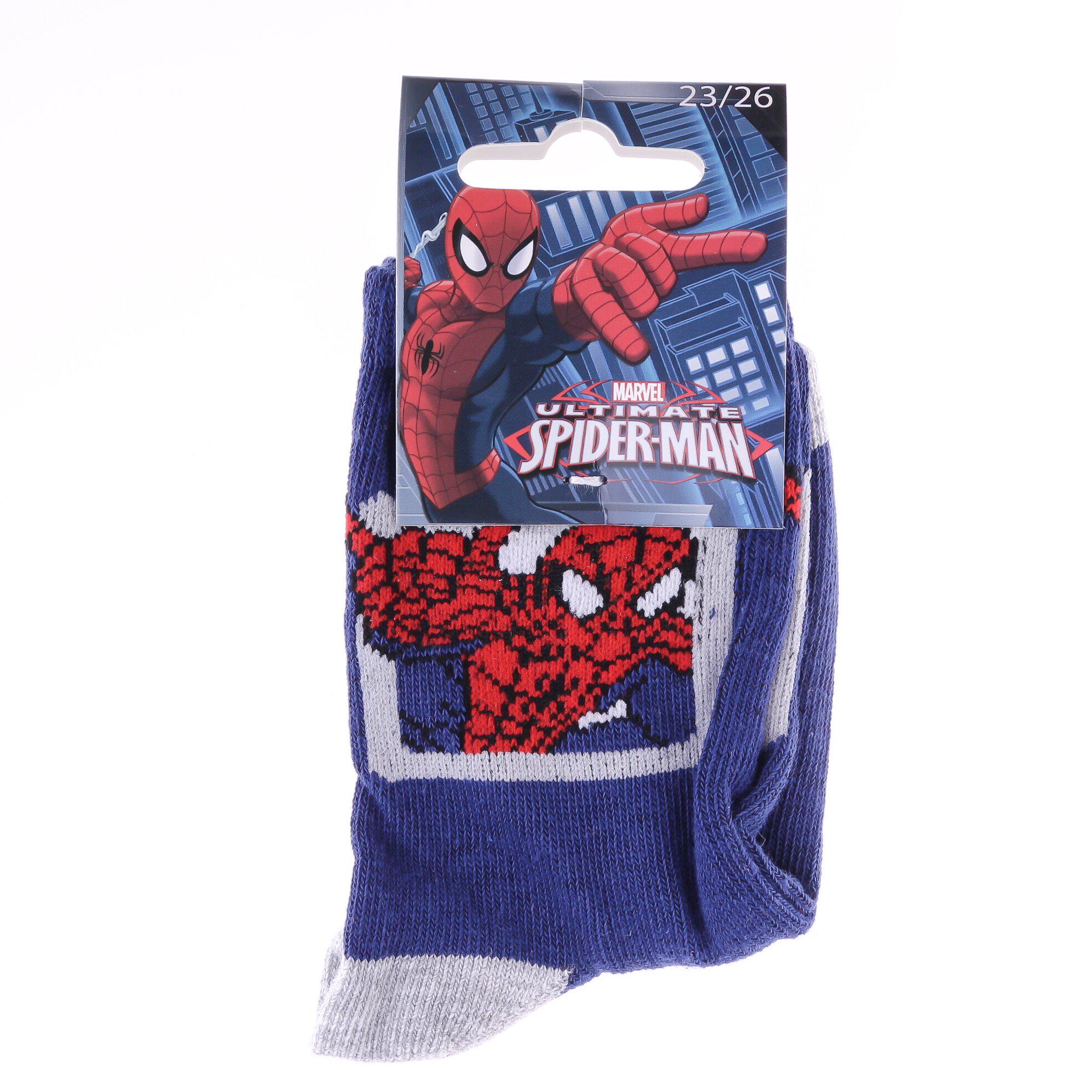 Шкарпетки Marvel Spider-Man Ds Carre p. 23-26 Blue (43890147-1) - фото 2