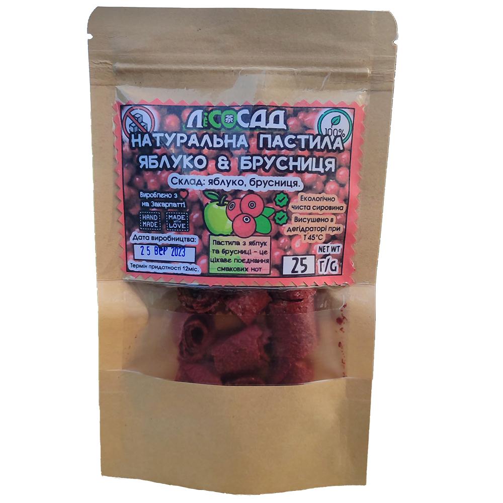 Пастила Lisosad 2в1 Яблочно-брусничная без сахара 25 г (1853315076) - фото 2