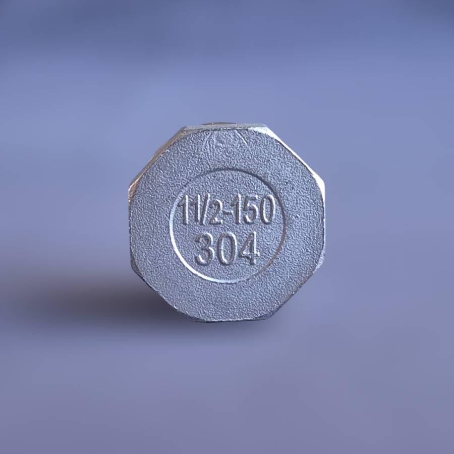 Заглушка різьбова восьмигранна DN40 BSPP н/ж сталь AISI304 Class-150 зовнішня різьба 1-1/2" (29203071) - фото 4 Заглушка різьбова восьмигранна DN40 BSPP н/ж сталь AISI304 Class-150 зовнішня різьба 1-1/2" (29203071) - фото 4