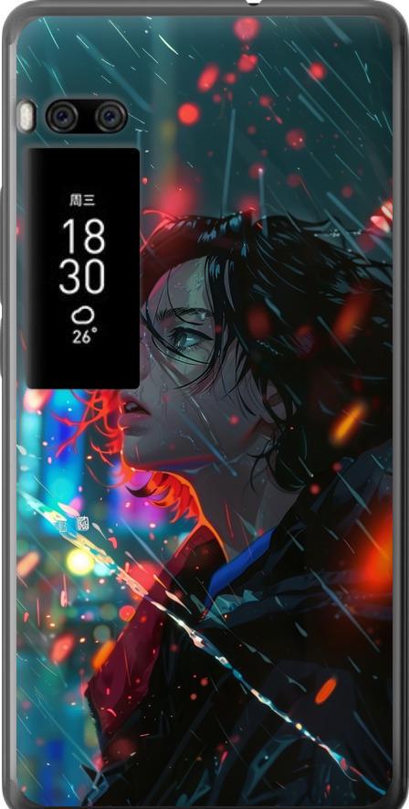 Чехол на Meizu Pro 7 Ночные огни (6096u-1044-42517)