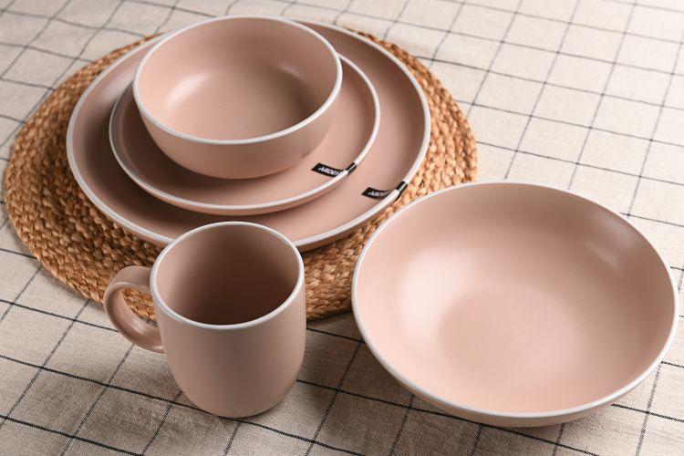 Столовый сервиз Ardesto Cremona Summer 6 персон 18 пр. Pink (AR29PCT)