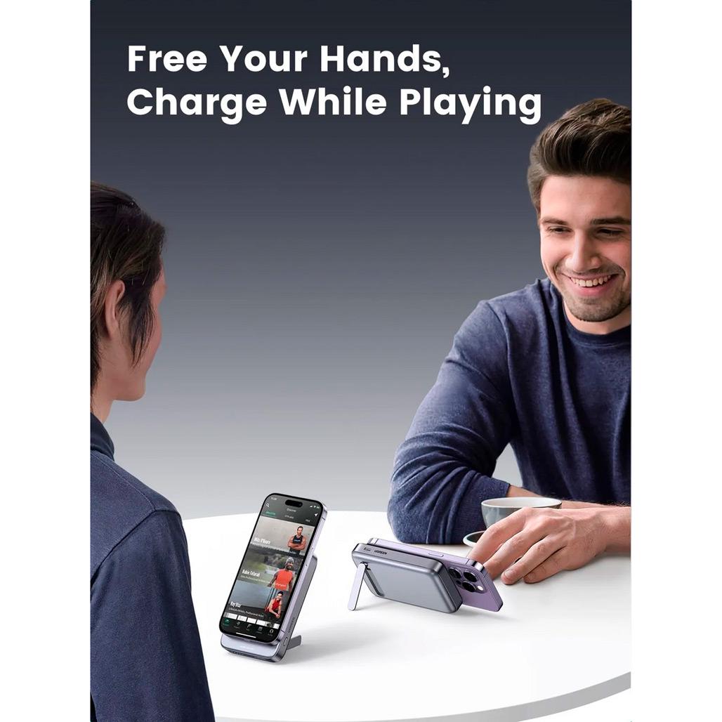 Внешний аккумулятор Ugreen 10000 mAh 20W Gray (PB206) - фото 4