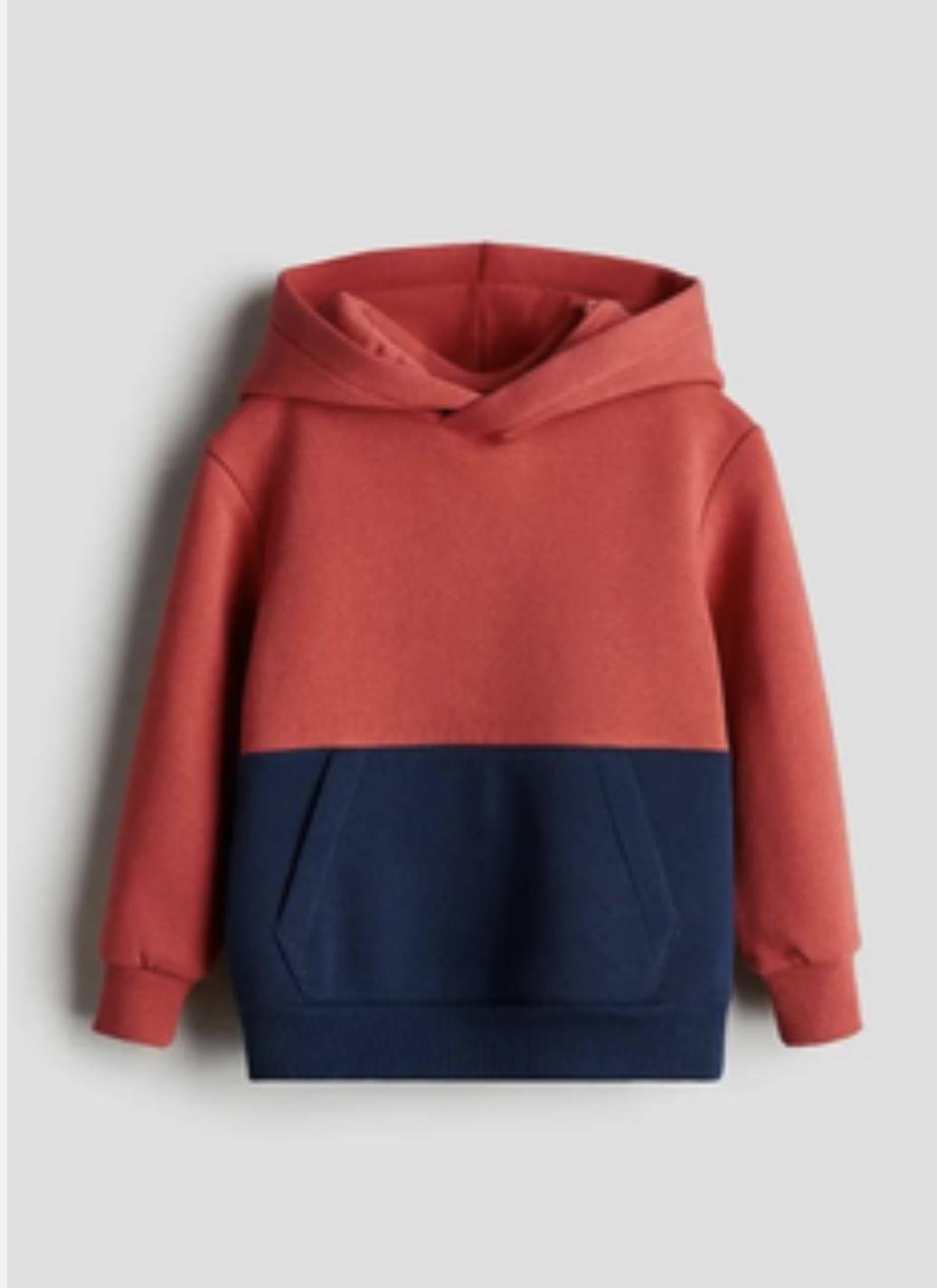 Худи детское утепленное H&M 98-104 см Красный/Синий (0542551)