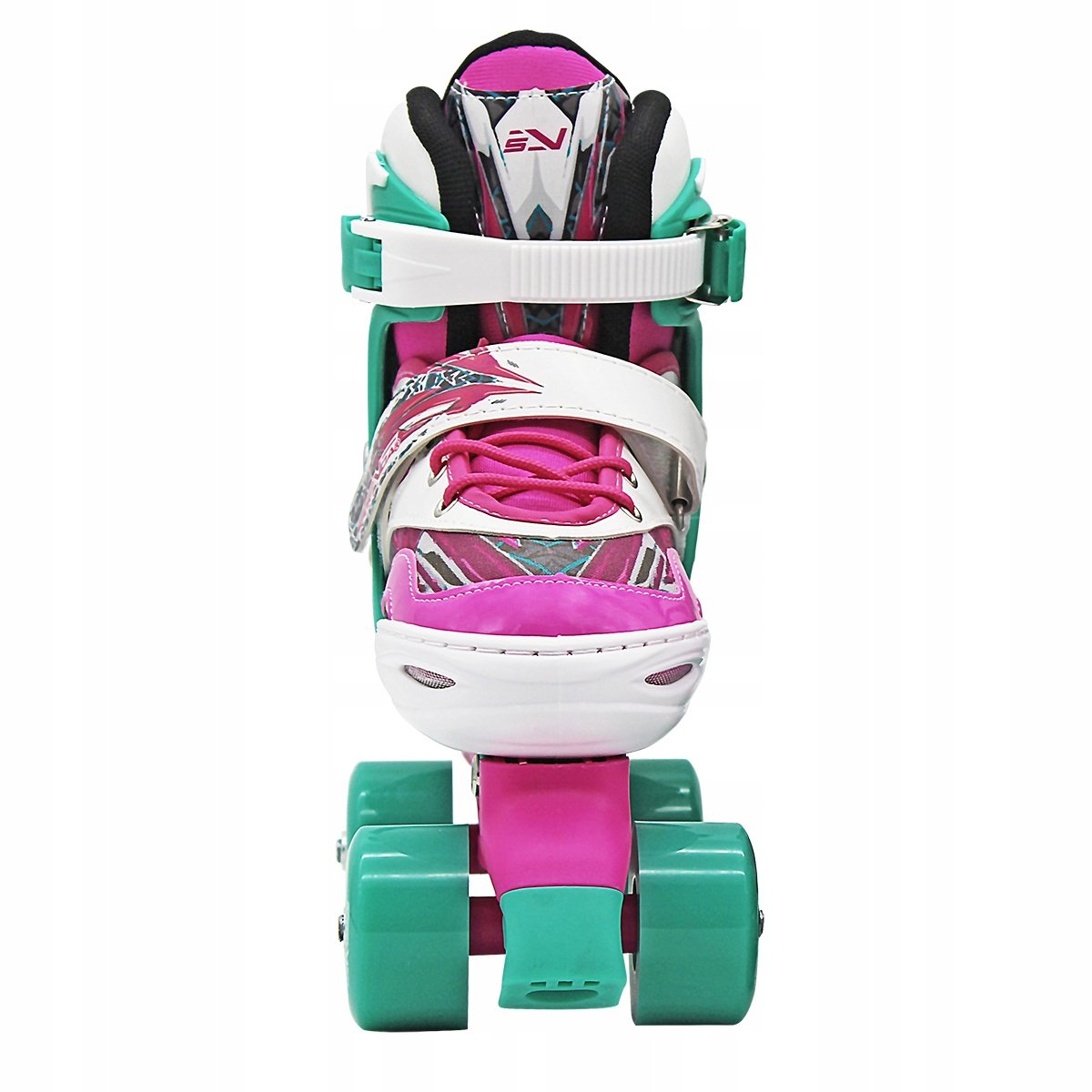 Роликовые коньки SportVida SV-LG0040 Size 35-38 Pink/Green - фото 4